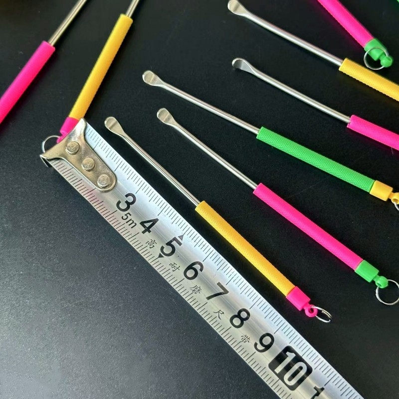 Linguriță de urechi cu finisaj mat, colorată, pentru curățarea urechilor