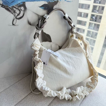 Ženska torbica od najlona s uzorkom oblaka, kapacitet 6,5 L, plisirana, svakodnevna torba za rameno i crossbody