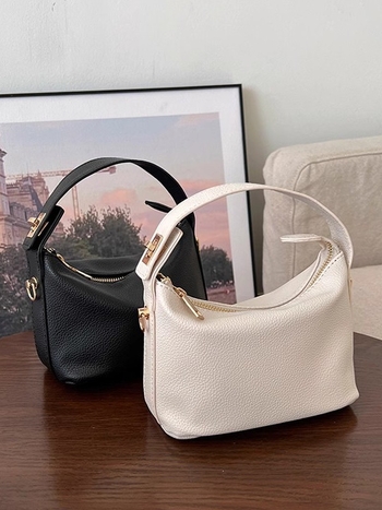 Ženska PU kožna lunch-box torba, mala, s remenom za nošenje preko ramena i crossbody, inspirirana oblacima
