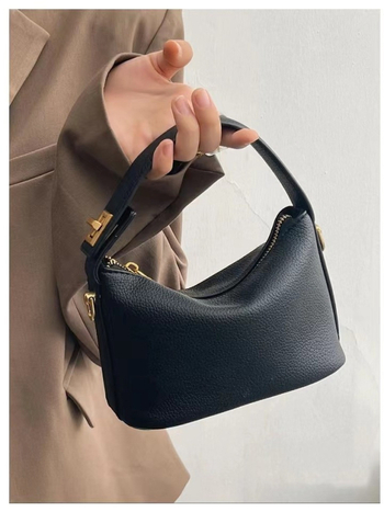 Ženska PU kožna lunch-box torba, mala, s remenom za nošenje preko ramena i crossbody, inspirirana oblacima