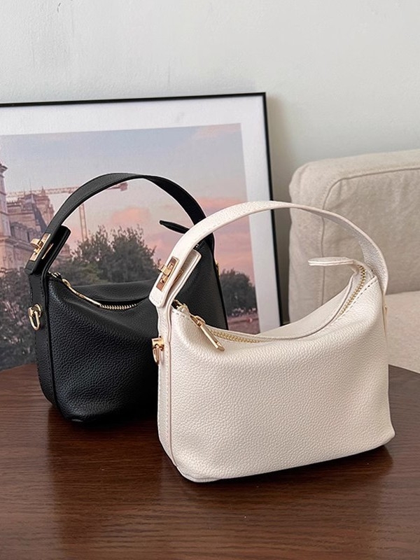 Ženska PU kožna lunch-box torba, mala, s remenom za nošenje preko ramena i crossbody, inspirirana oblacima
