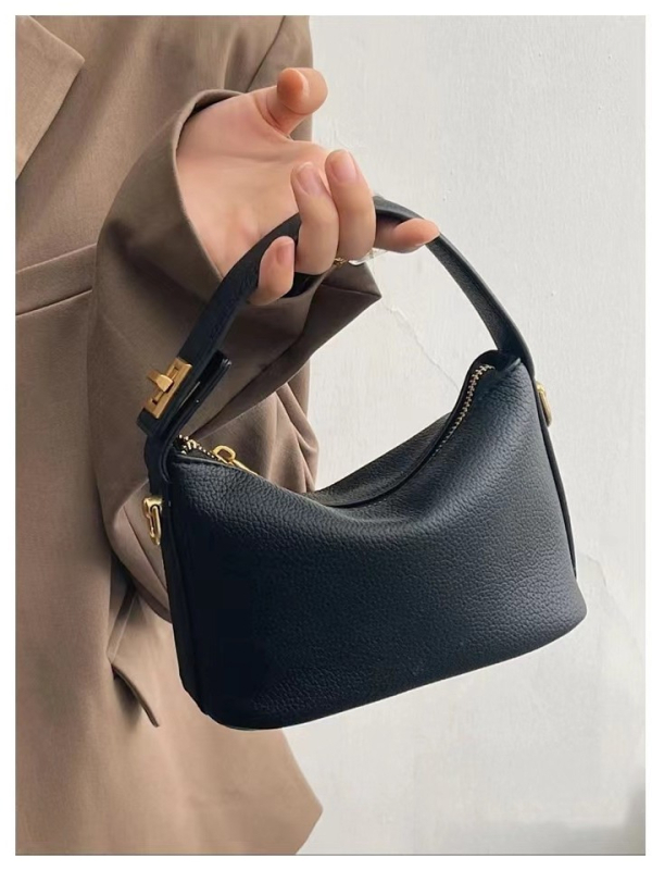 Ženska PU kožna lunch-box torba, mala, s remenom za nošenje preko ramena i crossbody, inspirirana oblacima