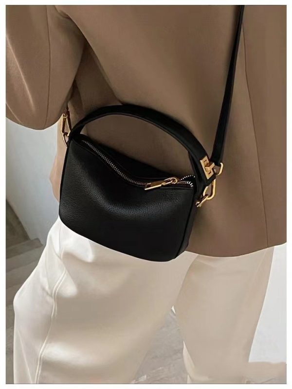 Ženska PU kožna lunch-box torba, mala, s remenom za nošenje preko ramena i crossbody, inspirirana oblacima