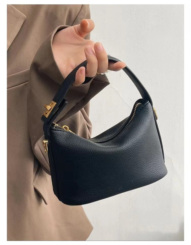 Ženska PU kožna lunch-box torba, mala, s remenom za nošenje preko ramena i crossbody, inspirirana oblacima