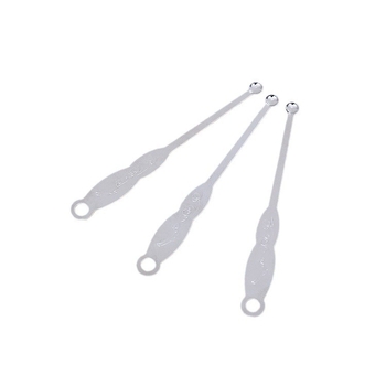 Set 07 lingurițe pentru urechi, aproximativ 200 de bucăți, metal, culoare aurie-albă mixtă, ne luminoase