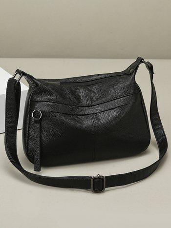 Ženska torbica od prave kože, ramenska i crossbody torba, velika kapaciteta, meka kravlja koža, moda 2026