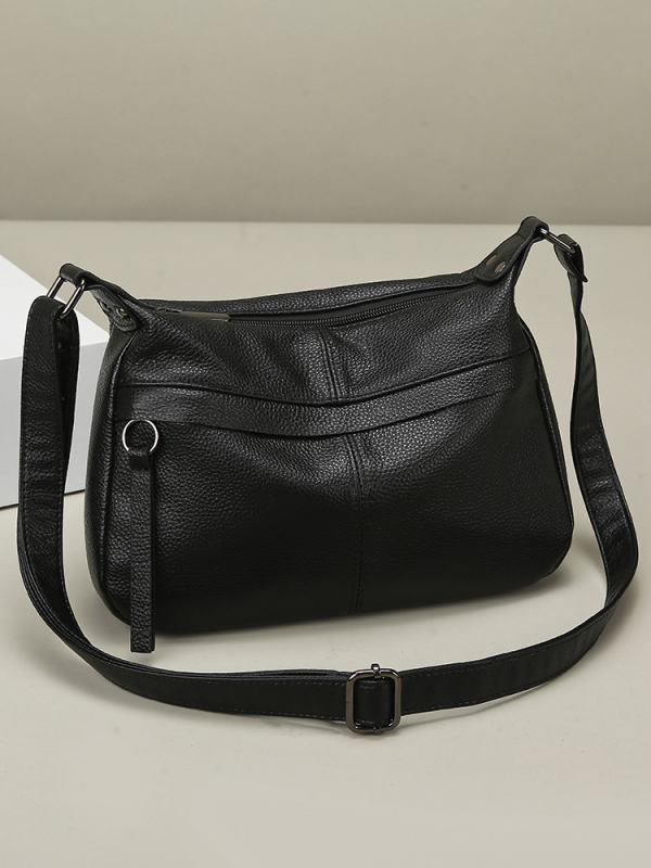 Ženska torbica od prave kože, ramenska i crossbody torba, velika kapaciteta, meka kravlja koža, moda 2026