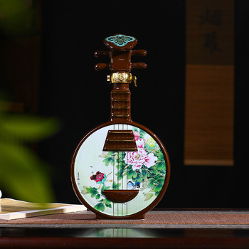 Set ceramic în formă de Pipa, două sticle de vin, ornament decorativ cadou