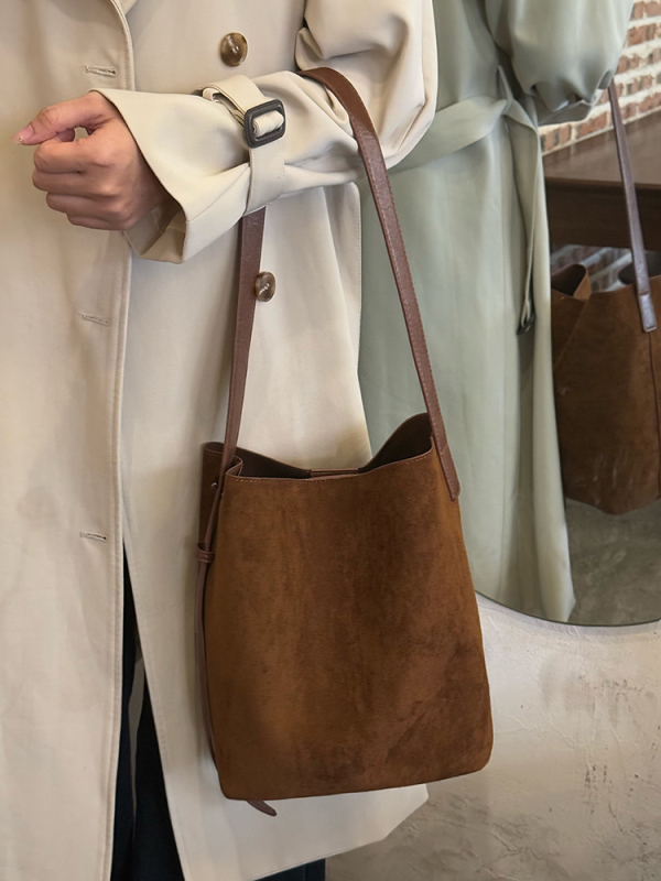 Vintage bucket torba od velūra s leopard uzorkom, velika kapacita, preko ramena ili crossbody