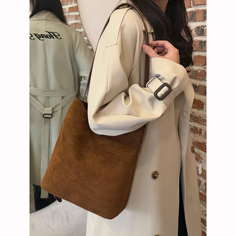 Vintage bucket torba od velūra s leopard uzorkom, velika kapacita, preko ramena ili crossbody