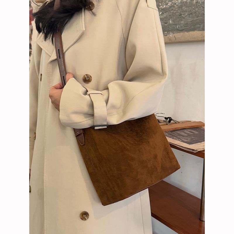 Vintage bucket torba od velūra s leopard uzorkom, velika kapacita, preko ramena ili crossbody