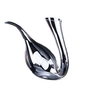 Aerator de vin rapid, design ușor luxos, lampă magică creativă — decantator din sticlă pentru vin roșu cu gură înclinată