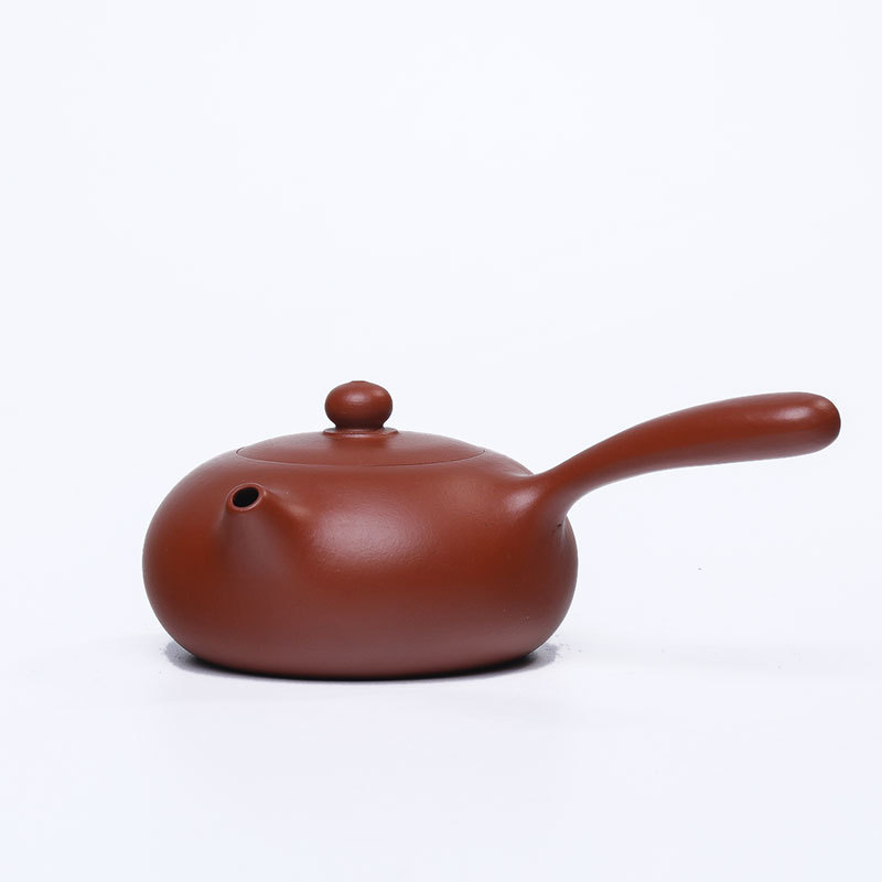 Ceainic Yixing din lut purpuriu Tangyu – Da Hong Pao – Gravuri manuale, Calitate medie, Set de ceai