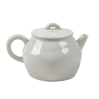 Ceainic ceramic pentru infuzare, porțelan albastru și alb, pictură manuală, stil tradițional, mic ceainic cu filtru intern