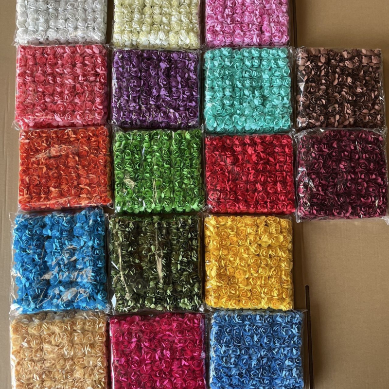 Buchet din flori de hârtie lucrate manual cu azalee, trandafir artificial și bujor; cunună de nuntă, cutie cadou, cutie de bomboane, accesorii pentru DIY