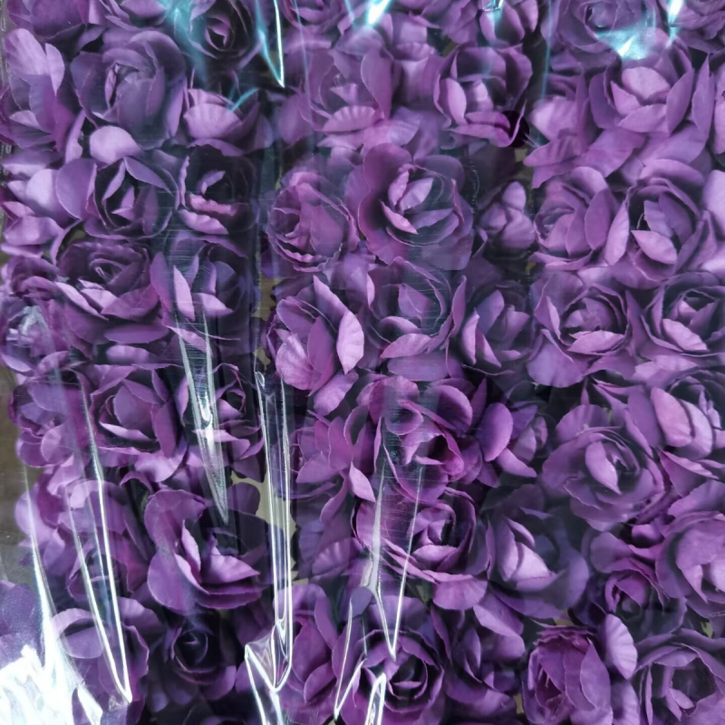 Buchet din flori de hârtie lucrate manual cu azalee, trandafir artificial și bujor; cunună de nuntă, cutie cadou, cutie de bomboane, accesorii pentru DIY