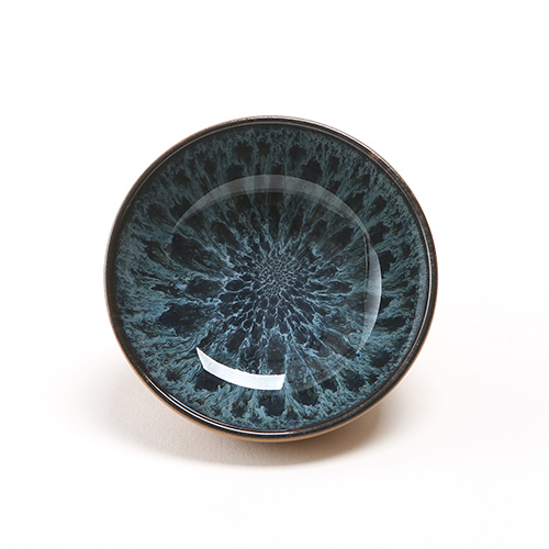 Ceșcuță mică din ceramică pentru ceremonia tradițională a ceaiului chinezesc, lut purpuriu, design simplu