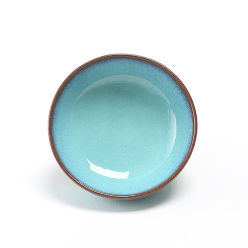 Ceșcuță mică din ceramică pentru ceremonia tradițională a ceaiului chinezesc, lut purpuriu, design simplu
