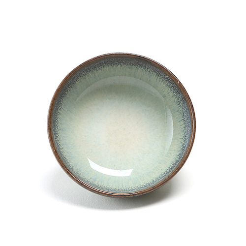 Ceșcuță mică din ceramică pentru ceremonia tradițională a ceaiului chinezesc, lut purpuriu, design simplu