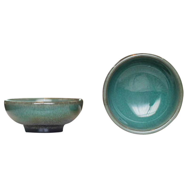 Ceșcuță mică din ceramică pentru ceremonia tradițională a ceaiului chinezesc, lut purpuriu, design simplu