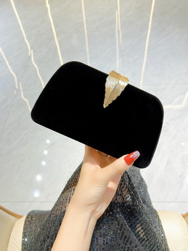 Nova ženska clutch torbica od velura, mala večernja torba za vjenčanja i proslave, s remenom za nošenje preko ramena