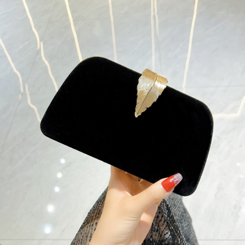 Nova ženska clutch torbica od velura, mala večernja torba za vjenčanja i proslave, s remenom za nošenje preko ramena