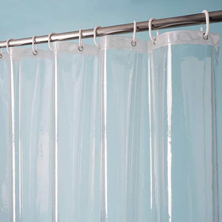 Cortină de duș PEVA transparentă, stil modern minimalist pentru baie, 3G/5G