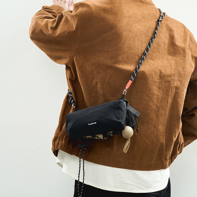 Ženska crossbody torbica od najlona, mala kvadratna torba u japanskom street stilu, 2025
