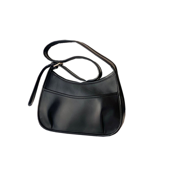 Crossbody torba od meke PU kože, oblik polumjesec sedlo, ženski gradski stil, srednja veličina, proljeće 2021