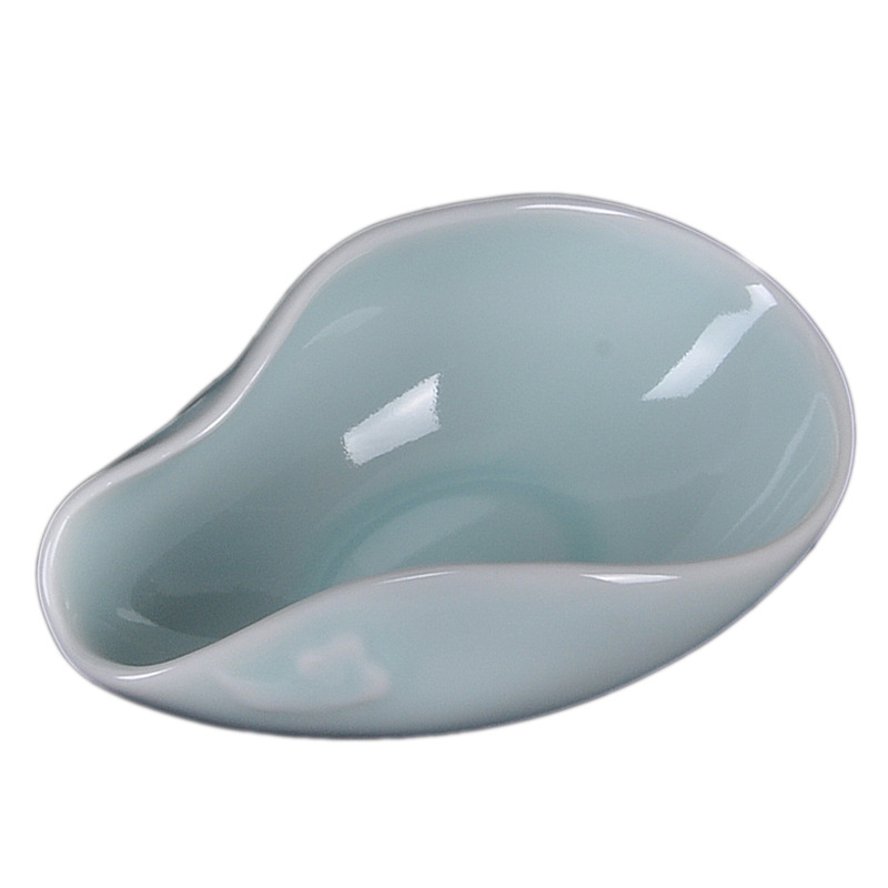 Set accesorii Gongfu pentru ceremonia ceaiului din porțelan Celadon, cu logo