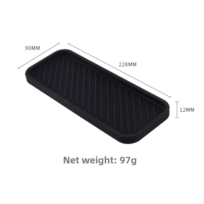 Suport pentru săpun din silicon, dreptunghiular, tavă de depozitare pentru bucătărie, pentru călătorii