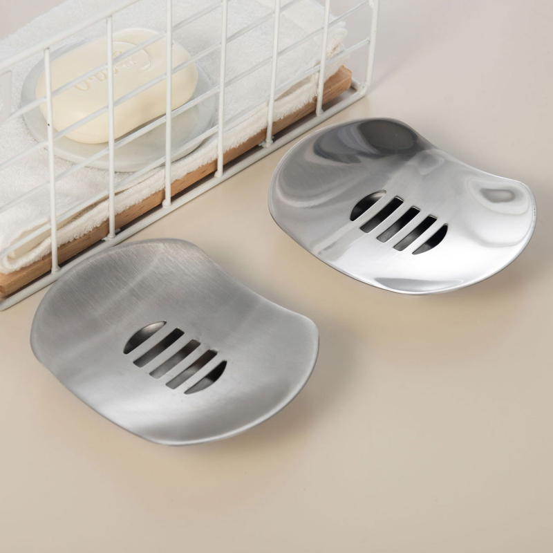 Sapunier din oțel inoxidabil 304, finisaj mat, design minimalist