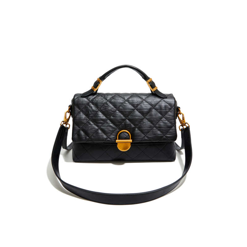 Ženska PU torba s dijamantnim uzorkom, 2026 nova moda s izvezenim nitima, svakodnevna crossbody torba