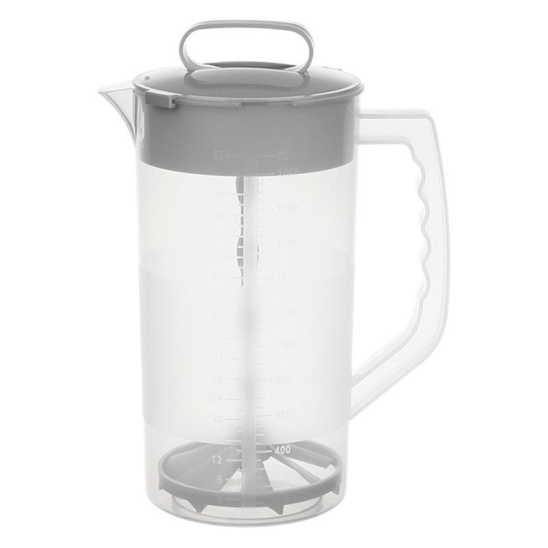 Presă manuală pentru suc cu infuzor pentru ceai și cafea, sticlă de apă rece din PP alimentar, cu felii de lămâie