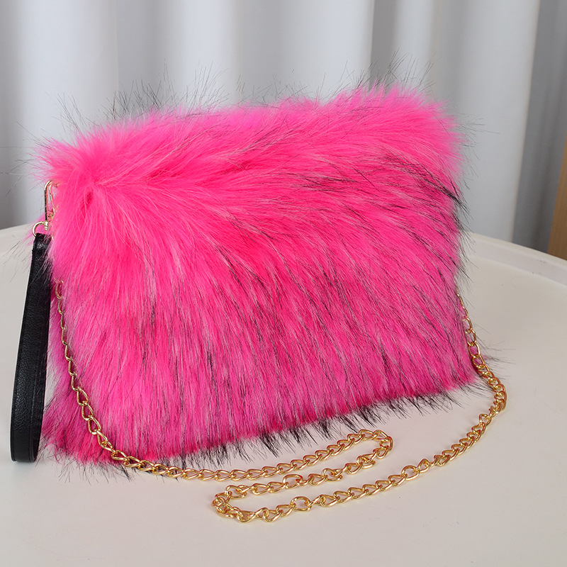 Ženska pliš torba za jesen-zimu, srednje veličine, crossbody, novi model 2026, elegantna i svestrana