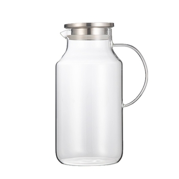Cană de apă din sticlă borosilicată, 3800 ml, capacitate mare, rezistentă la temperaturi înalte, pentru uz casnic