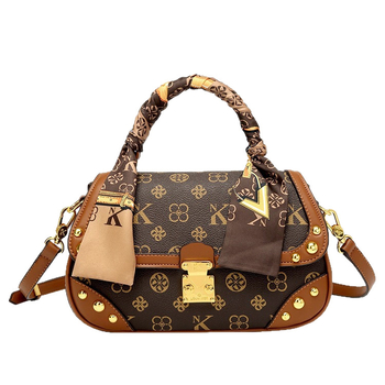 Ženska crossbody torba, gradsko-retro stil, kompaktni kvadratni oblik, srednja veličina, model 2025