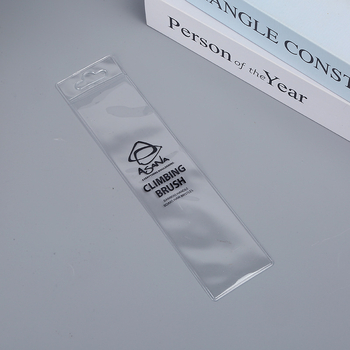 Geantă cosmetică transparentă din PVC, etanșă, rezistentă la umezeală și oxidare, pentru pensule și ustensile de make-up.