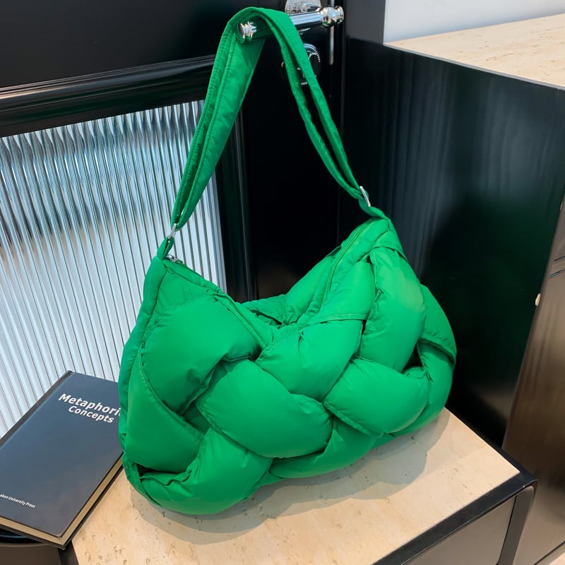 Ženska tkaná torba od svemirskog pamuka, veliki kapacitet, crossbody torba
