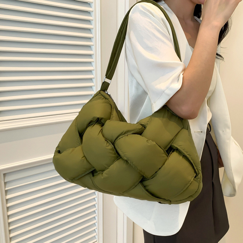 Ženska tkaná torba od svemirskog pamuka, veliki kapacitet, crossbody torba