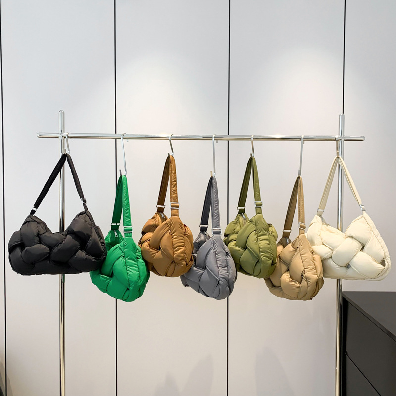 Ženska tkaná torba od svemirskog pamuka, veliki kapacitet, crossbody torba