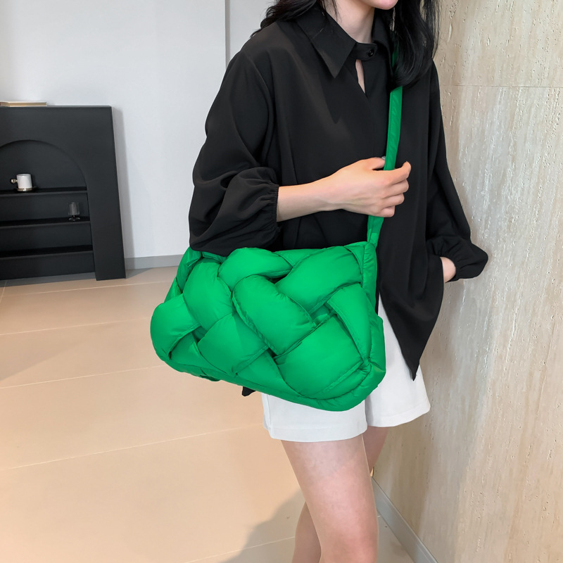 Ženska tkaná torba od svemirskog pamuka, veliki kapacitet, crossbody torba