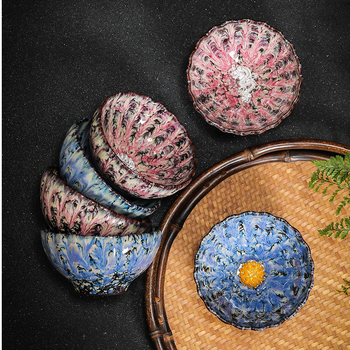 Ceașcă ceramică de ceai cu floare de lotus argintie încrustată, stil Tianmu, de înaltă calitate