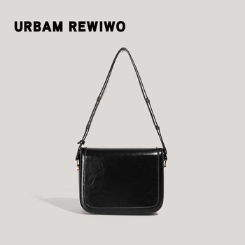 Ženska Saddle torba s jednim remenom, PU koža, mala, svakodnevna crossbody, gradski stil
