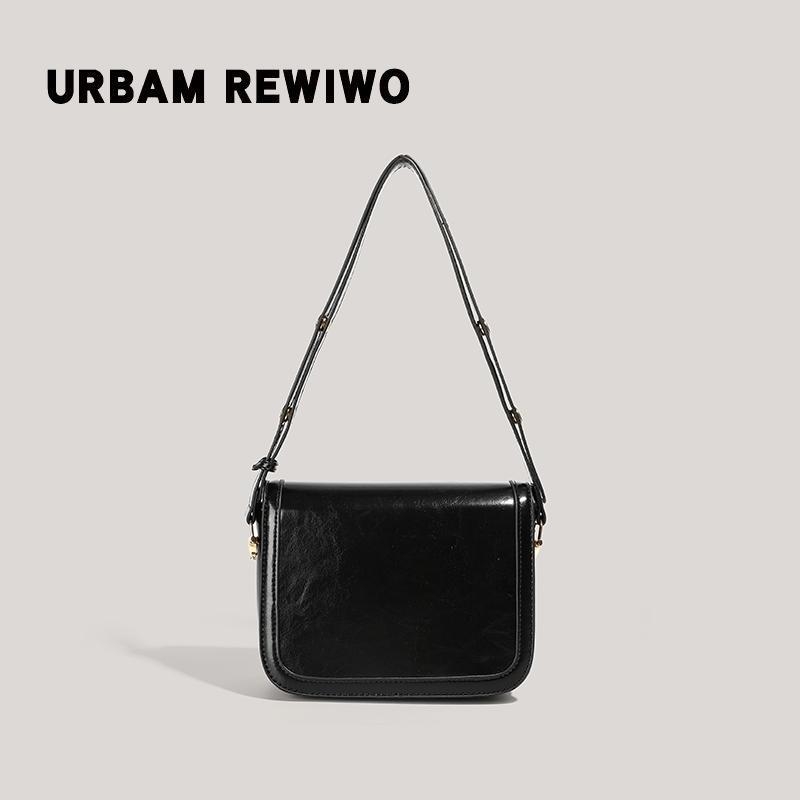 Ženska Saddle torba s jednim remenom, PU koža, mala, svakodnevna crossbody, gradski stil