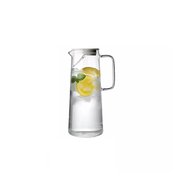 Ceainic din sticlă transparent, capacitate mare pentru apă rece, sticlă borosilicată, poate fi încălzit pe plită ceramică, ceainic de casă pentru sucuri