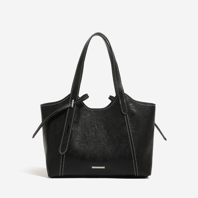 Ženska Tote torba od kože s teksturom, biljno obrađena koža, velika kapaciteta, model 2026, za svakodnevnu upotrebu, na rame ili crossbody