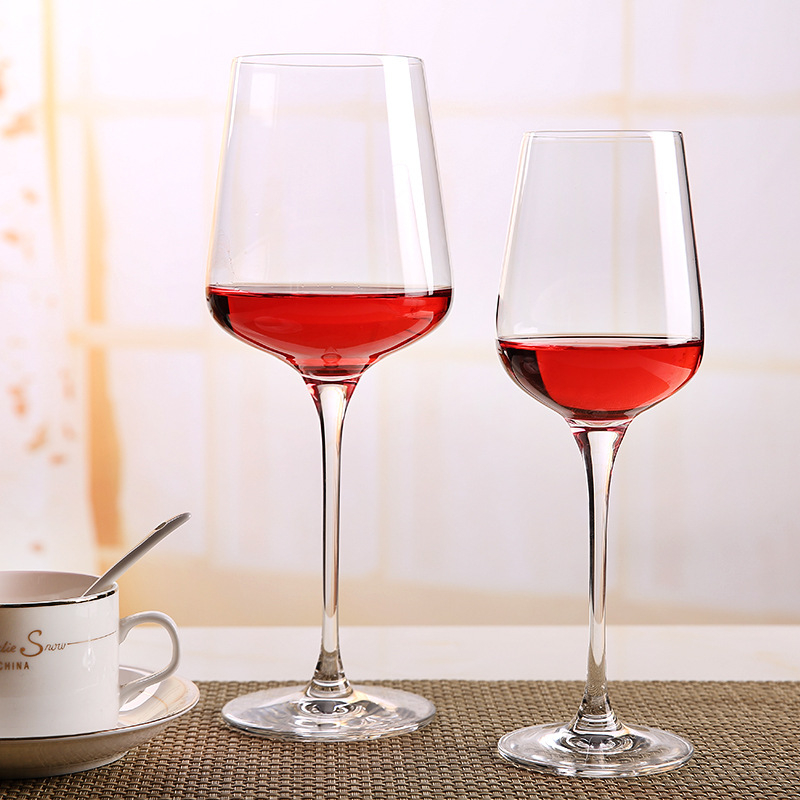 Set de pahare din cristal pentru vin roșu, 6–10 bucăți, capacitate 301–400 ml, pahare cu picior