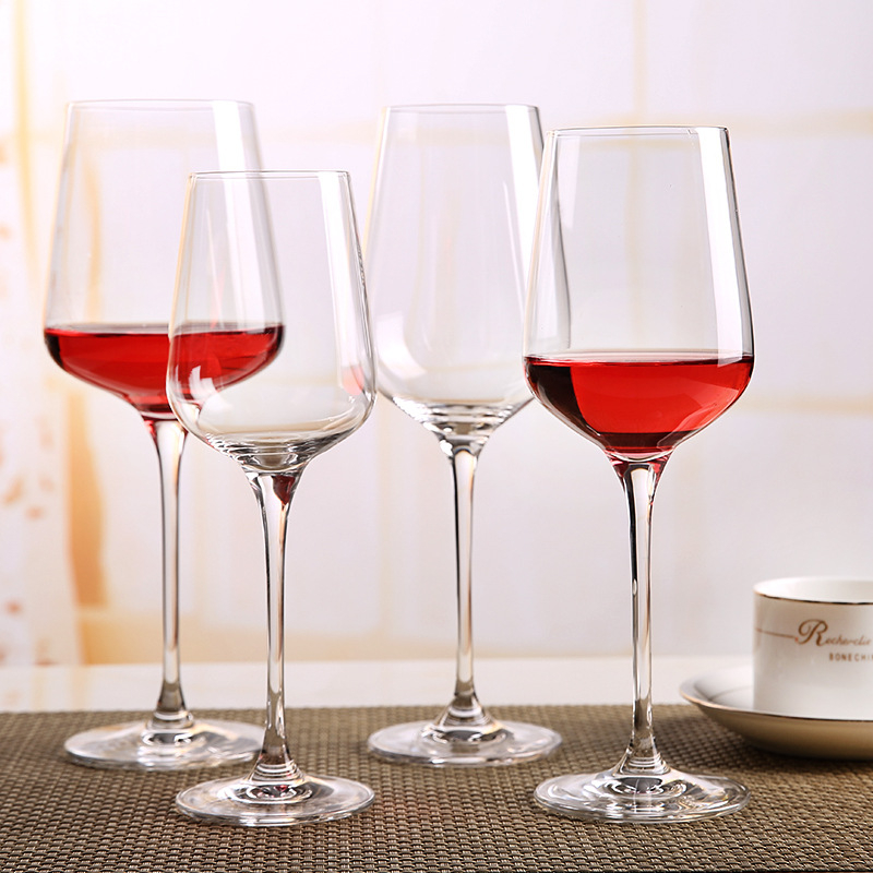 Set de pahare din cristal pentru vin roșu, 6–10 bucăți, capacitate 301–400 ml, pahare cu picior