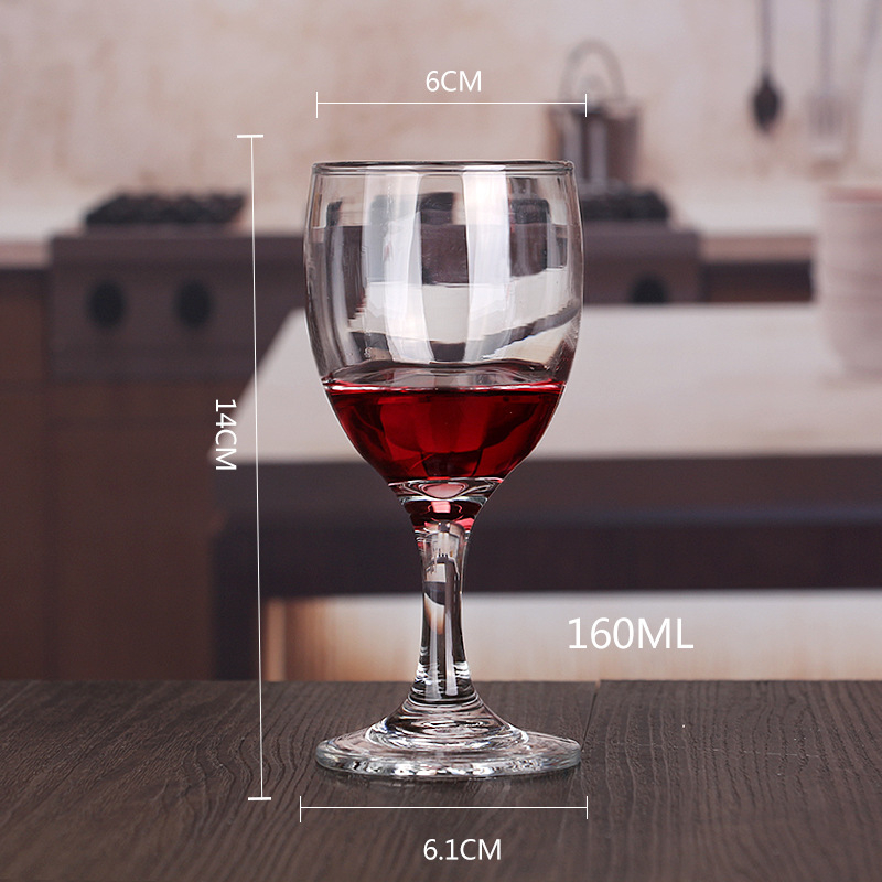 Set de pahare din cristal pentru vin roșu, 6–10 bucăți, capacitate 301–400 ml, pahare cu picior